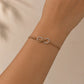 Rose Gold Eternal Knot Bracelet - Silvorn India