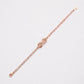 Rose Gold Infinity Luxe Bracelet - Silvorn India