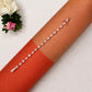 Rose Gold Oval Bloom Tennis Bracelet - Silvorn India