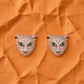 Rose Gold Panther Crystal Studs - Silvorn India