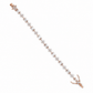 Rose Gold Regal Spark Bracelet - Silvorn India