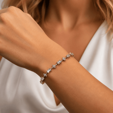 Rose Gold Regal Spark Bracelet - Silvorn India
