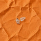 Rose Gold Snowflake Bloom Crystal Studs - Silvorn India