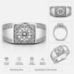 Royal Crest Sterling Silver Statement Ring - Silvorn India