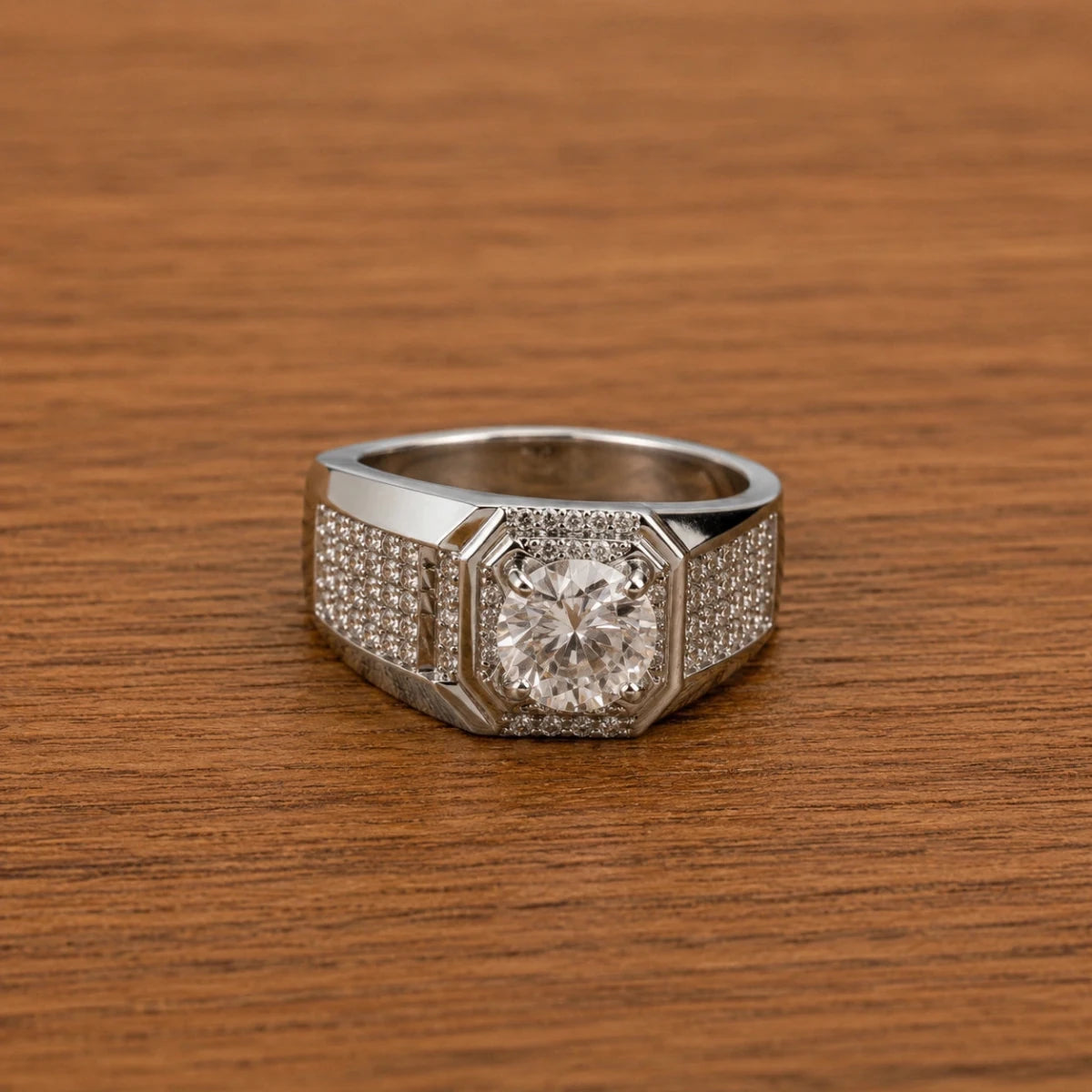 Royal Octagon Ring - Silvorn India