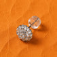 Silver Bloom Floral Studs - Silvorn India