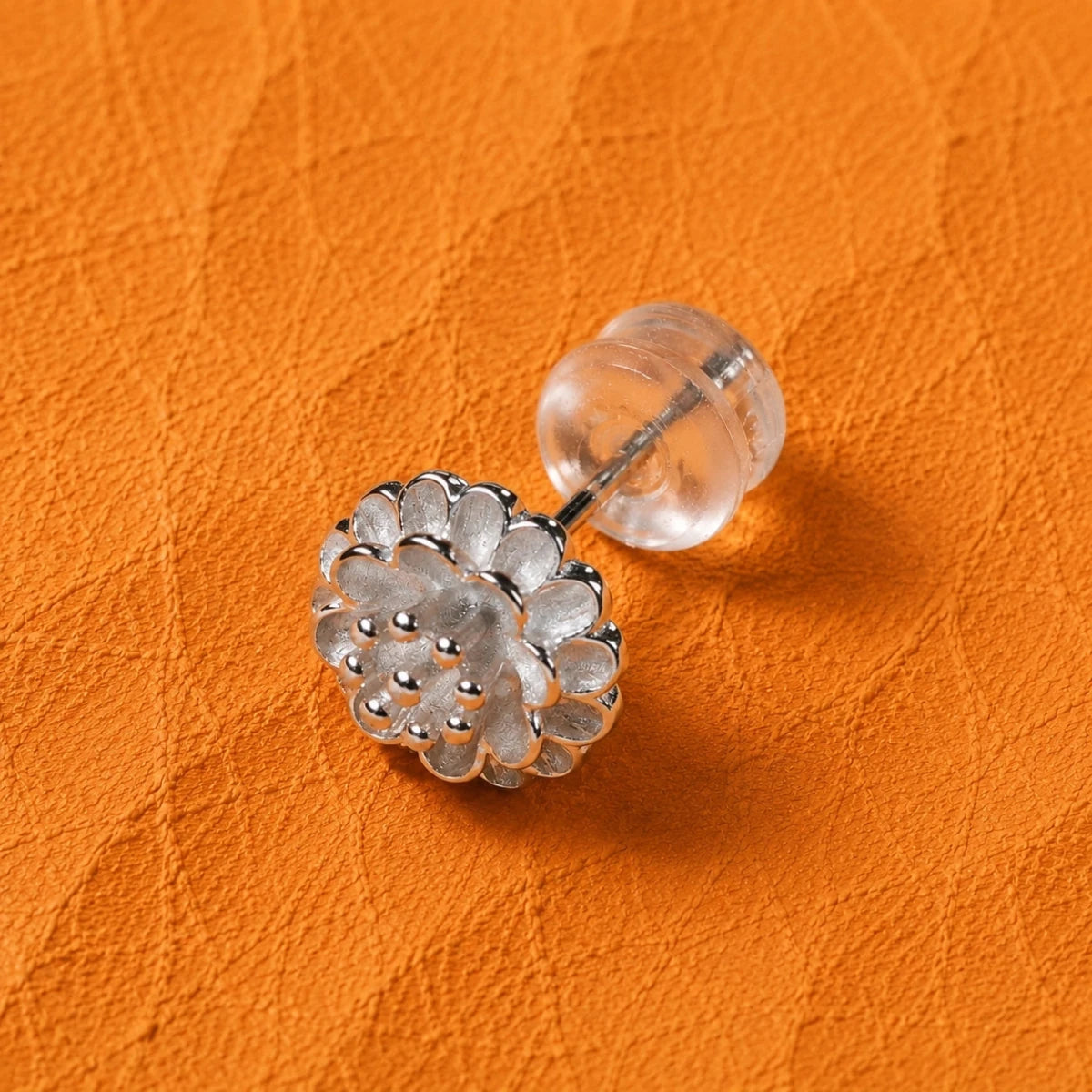 Silver Bloom Floral Studs - Silvorn India