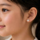 Pearl Arc Stud Earrings