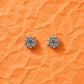Snowflake Bloom Zirconia Studs - Silvorn India