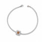 Square Halo Bracelet - Silvorn India