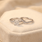 Stellar Crown Dual Ring – Princess Cut Wrap with Pave Brilliance - Silvorn India