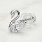Swan Crystal Studs - Silvorn India
