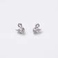 Swan Crystal Studs - Silvorn India