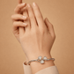 Triple Heart Sterling Open Cuff Bracelet for Women - Silvorn India