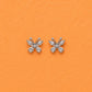 Twinkling Butterfly Studs - Silvorn India