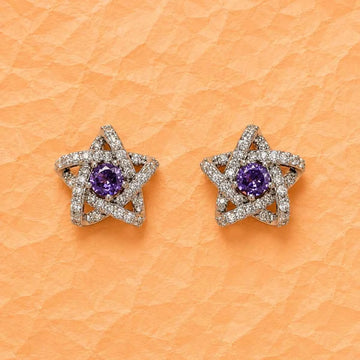 Zirconia Star Studs