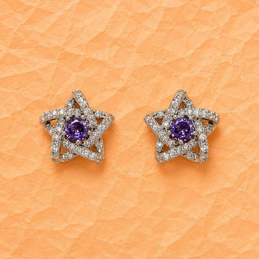 Zirconia Star Studs